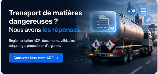 ADR Transport Assistant — Transport de matières dangereuses